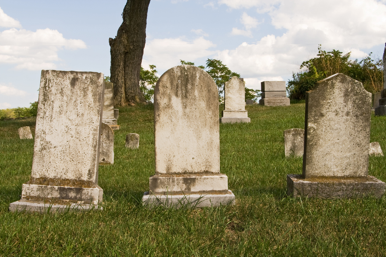 Blank headstones, ready for copy!